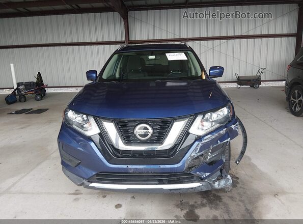 KNMAT2MV3JP558558 2018 NISSAN ROGUE Blue Instrument cluster view