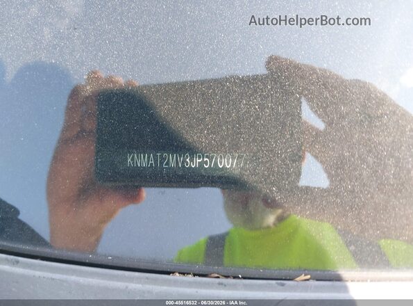 KNMAT2MV3JP570077 2018 NISSAN ROGUE Белый Вид подкапотного пространства
