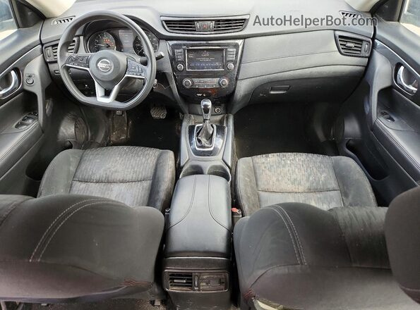 KNMAT2MV3JP575716 2018 NISSAN ROGUE Charcoal წინა პანელის ხედი