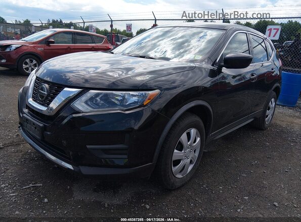 KNMAT2MV3JP581046 2018 NISSAN ROGUE Black Передня ліва чверть