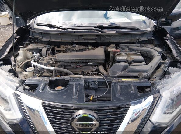 KNMAT2MV3JP581046 2018 NISSAN ROGUE Black Вид ззаду