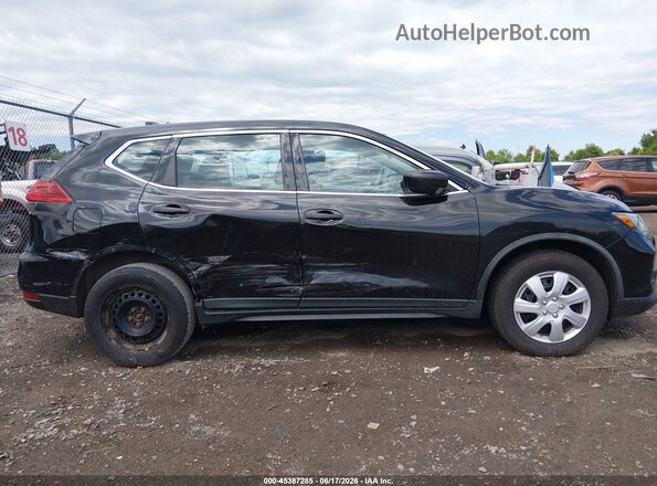 KNMAT2MV3JP581046 2018 NISSAN ROGUE Black Вид спереду