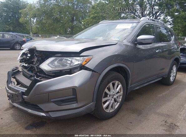 KNMAT2MV3JP605040 2018 NISSAN ROGUE Gray Передня ліва чверть
