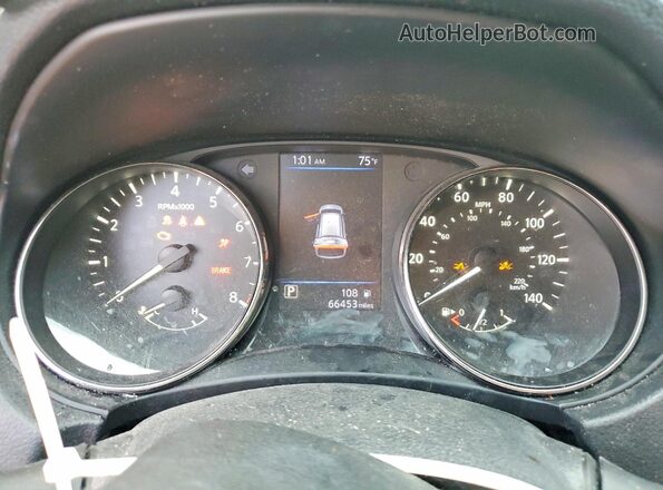 KNMAT2MV3KP502055 2019 NISSAN ROGUE Gray Սարքավորումների վահանակի տեսք