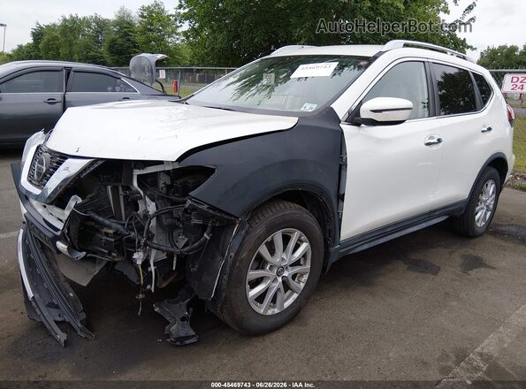 KNMAT2MV3KP534584 2019 NISSAN ROGUE White Vista tres cuartos delantera izquierda