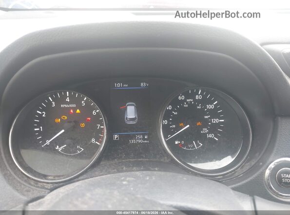 KNMAT2MV3LP502719 2020 NISSAN ROGUE Black Вид задніх сидінь