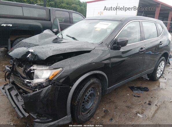 KNMAT2MV4GP620428 2016 NISSAN ROGUE Черный Передняя левая четверть