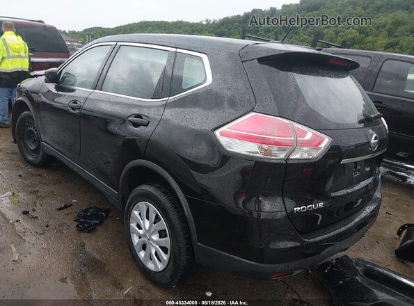 KNMAT2MV4GP620428 2016 NISSAN ROGUE Черный Задняя левая четверть