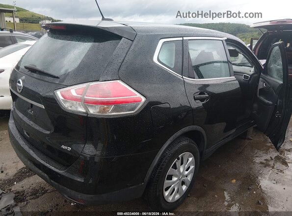 KNMAT2MV4GP620428 2016 NISSAN ROGUE Черный Задняя правая четверть