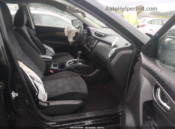 KNMAT2MV4GP620428 2016 NISSAN ROGUE Черный Вид салона спереди