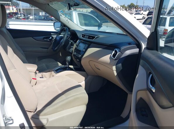 KNMAT2MV4GP635205 2016 NISSAN ROGUE White Vista interior delantera
