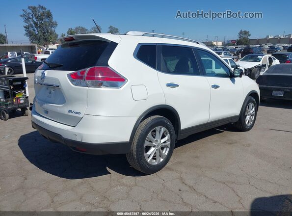 KNMAT2MV4GP635205 2016 NISSAN ROGUE White Trasero derecho