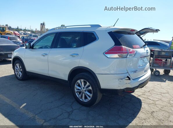 KNMAT2MV4GP635205 2016 NISSAN ROGUE White Trasero izquierdo