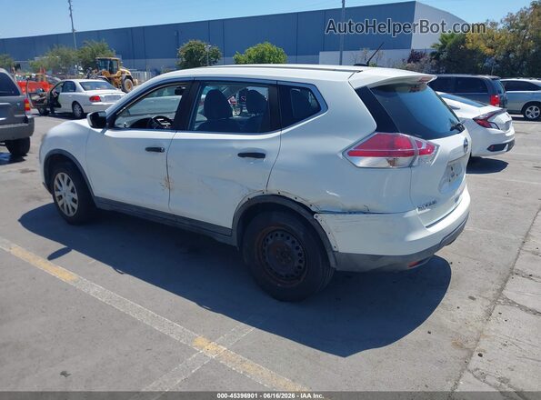 KNMAT2MV4GP688339 2016 NISSAN ROGUE White Rear left