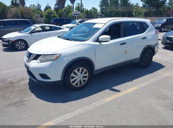 KNMAT2MV4GP688339 2016 NISSAN ROGUE White Front left