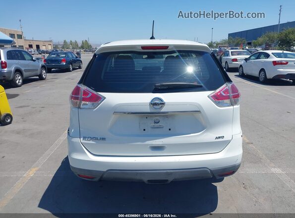 KNMAT2MV4GP688339 2016 NISSAN ROGUE White 