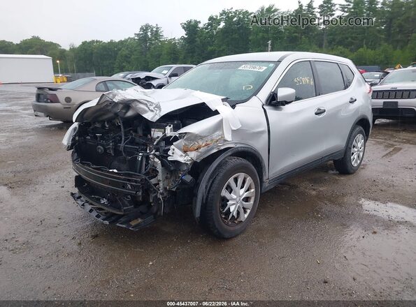 KNMAT2MV4GP693041 2016 NISSAN ROGUE Silver Przód lewy