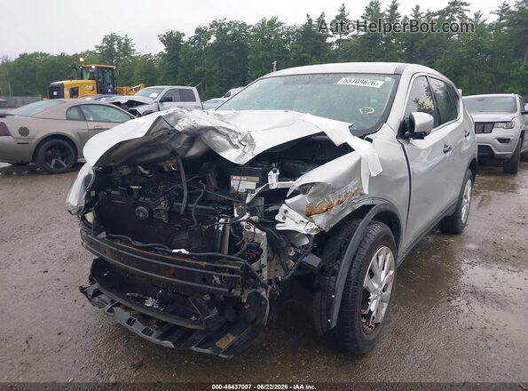 KNMAT2MV4GP693041 2016 NISSAN ROGUE Silver Widok z przodu