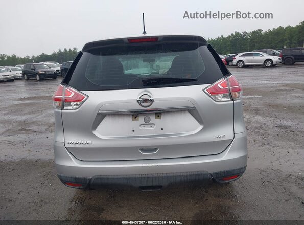 KNMAT2MV4GP693041 2016 NISSAN ROGUE Silver 