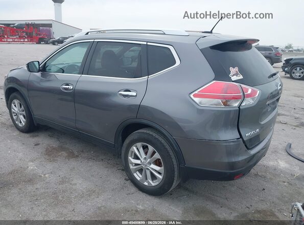 KNMAT2MV4GP732503 2016 NISSAN ROGUE Gray Trasero izquierdo