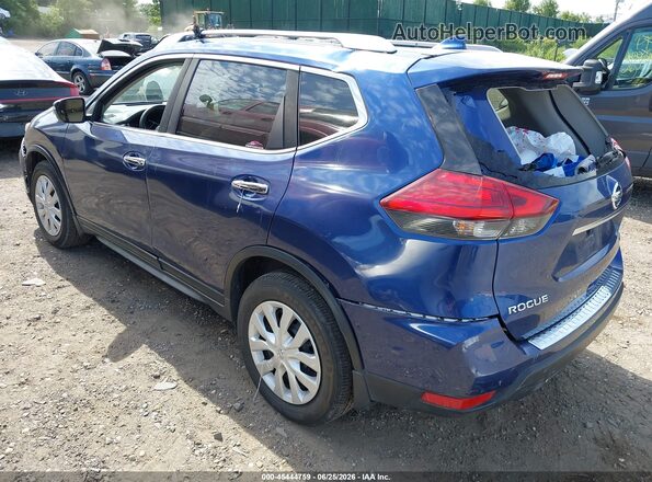 KNMAT2MV4HP513073 2017 NISSAN ROGUE Blue Հետևի ձախ