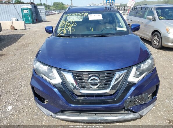 KNMAT2MV4HP513073 2017 NISSAN ROGUE Blue Սարքավորումների վահանակի տեսք