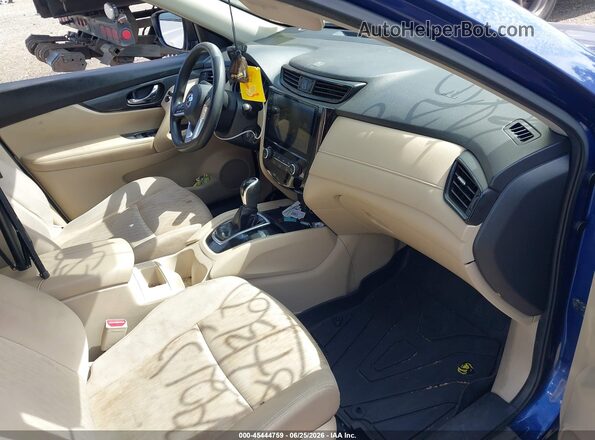 KNMAT2MV4HP513073 2017 NISSAN ROGUE Blue Սալոնի դիմացի տեսք