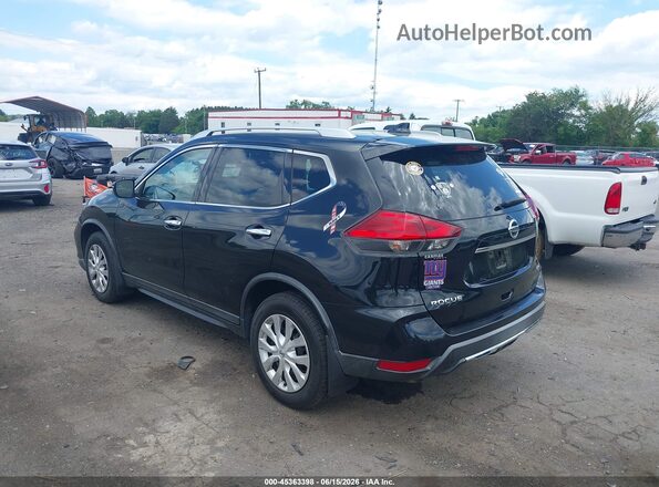 KNMAT2MV4HP521965 2017 NISSAN ROGUE Черный Задняя левая четверть