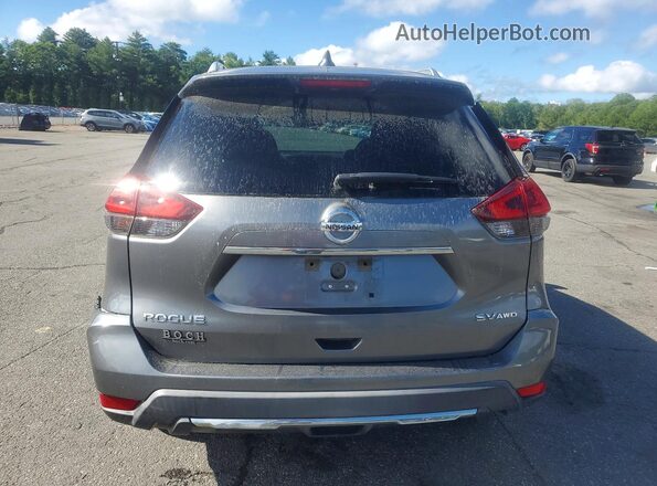 KNMAT2MV4JP563512 2018 NISSAN ROGUE Gray Вид ззаду