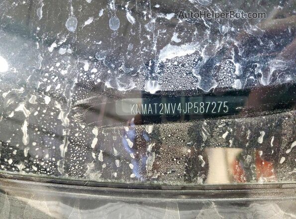 KNMAT2MV4JP587275 2018 NISSAN ROGUE Black VIN კოდის სტიკერის ხედი