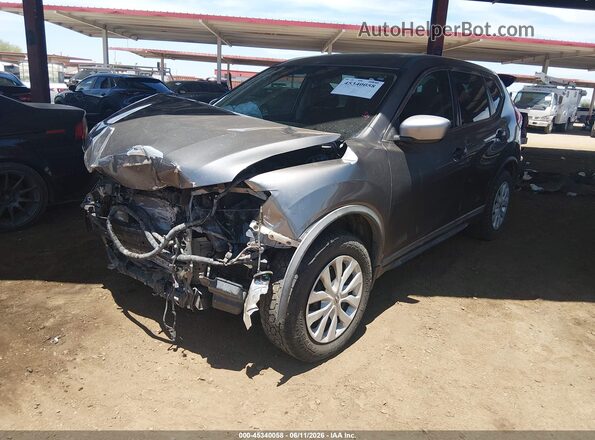 KNMAT2MV4JP588443 2018 NISSAN ROGUE Gray Передня ліва чверть