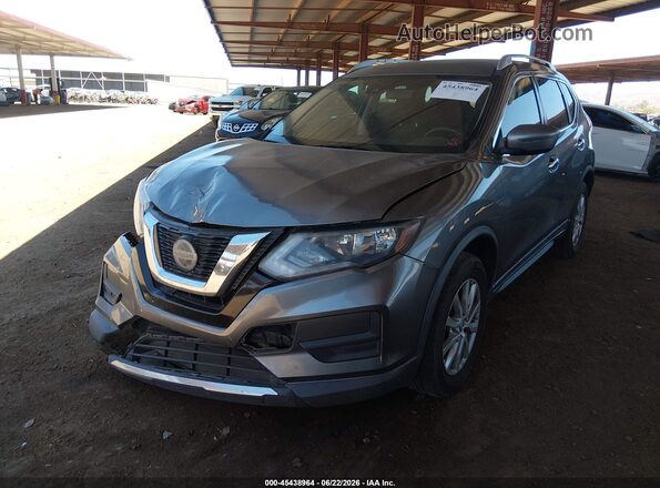 KNMAT2MV4KP516918 2019 NISSAN ROGUE Gray წინა მარცხენა ხედი სამი მეოთხედიდან
