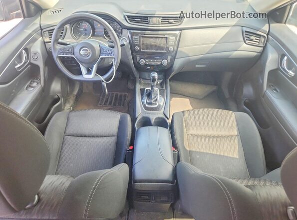 KNMAT2MV4KP537543 2019 NISSAN ROGUE Black Առջևի վահանակի տեսք