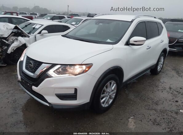 KNMAT2MV4LP510036 2020 NISSAN ROGUE White Առջևի ձախ երեք քառորդ տեսարան