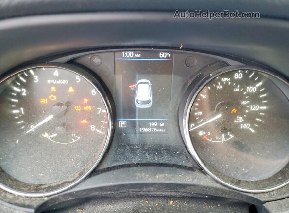 KNMAT2MV4LP536104 2020 NISSAN ROGUE Blue Vista del cuadro de instrumentos