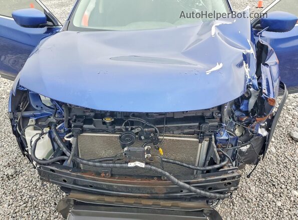 KNMAT2MV4LP536104 2020 NISSAN ROGUE Blue Vista del compartimento del motor