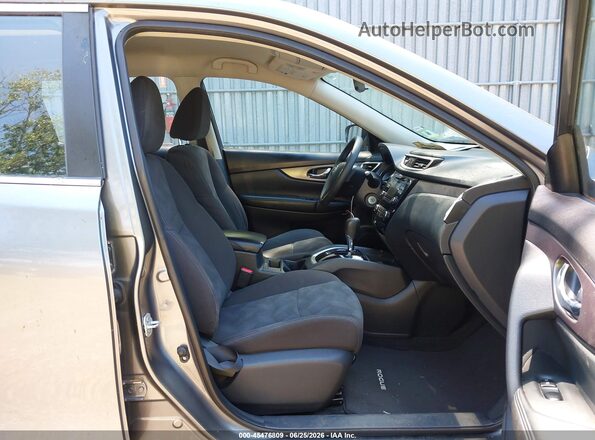 KNMAT2MV5GP625718 2016 NISSAN ROGUE Серый Вид салона спереди
