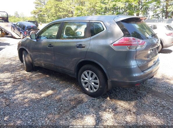KNMAT2MV5GP625718 2016 NISSAN ROGUE Серый Задняя левая четверть