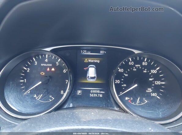 KNMAT2MV5GP625718 2016 NISSAN ROGUE Серый Вид задних сидений