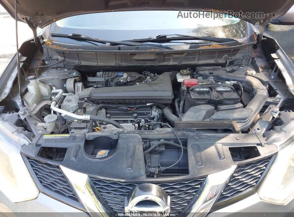 KNMAT2MV5GP625718 2016 NISSAN ROGUE Серый Вид сзади