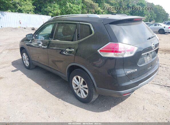 KNMAT2MV5GP633611 2016 NISSAN ROGUE Black Tył lewy