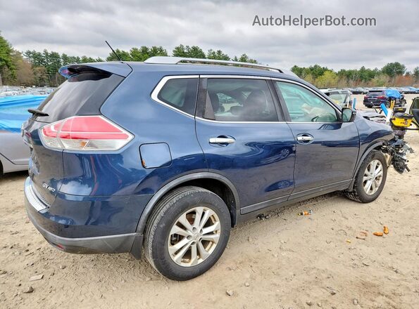 KNMAT2MV5GP653387 2016 NISSAN ROGUE Blue 