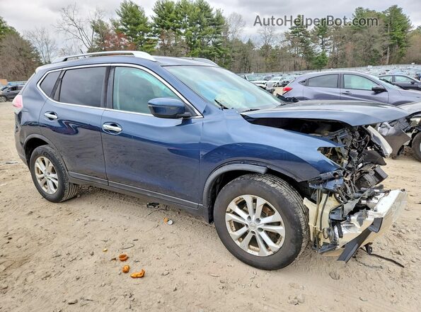 KNMAT2MV5GP653387 2016 NISSAN ROGUE Blue 