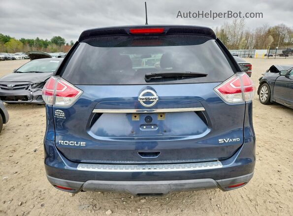 KNMAT2MV5GP653387 2016 NISSAN ROGUE Blue 