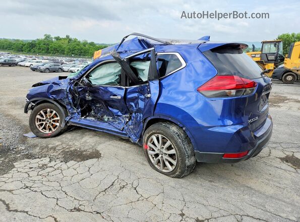 KNMAT2MV5HP505676 2017 NISSAN ROGUE Blue Задня ліва чверть