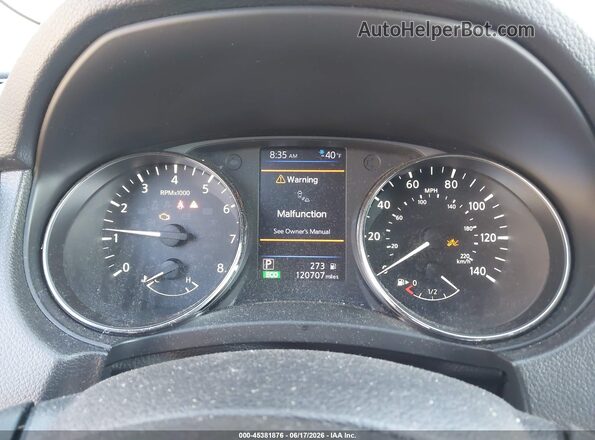 KNMAT2MV5JP556911 2018 NISSAN ROGUE Navy Widok tylnych siedzeń