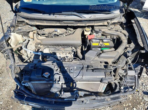 KNMAT2MV5JP561445 2018 NISSAN ROGUE Black Вид підкапотного простору
