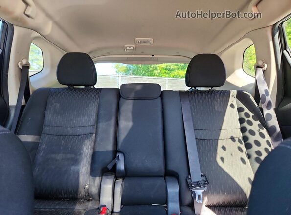 KNMAT2MV5JP561445 2018 NISSAN ROGUE Black Вид задніх сидінь