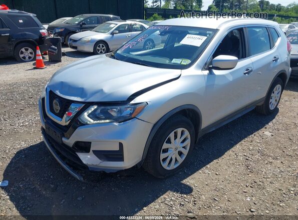 KNMAT2MV5KP506771 2019 NISSAN ROGUE Silver Առջևի ձախ երեք քառորդ տեսարան