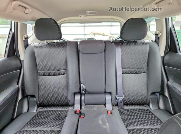 KNMAT2MV5KP529662 2019 NISSAN ROGUE White უკანა სავარძლების ხედი